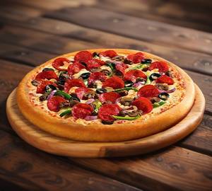 Paneer and black olives pizza [7 inches]