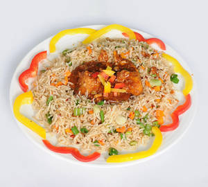 Veg Manchurian Fried Rice