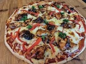 Chicken roast pizza