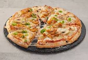 Chicken mushroom pizza