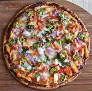 Tandoori chicken pizza