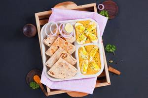 Mughlai Egg Curry with Chapati Lunchbox (Egg Specials)