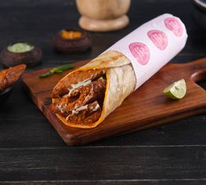 Mutton seekh kebab roll 
