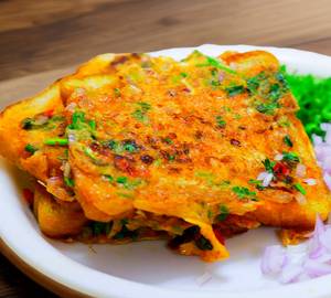 Cheese Bread Omelette 