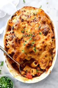 Cheese Garlic Penne Pasta