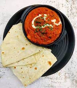 Masala Paneer With 2 Rumali Roti
