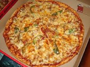 Delightful chicken pizza
