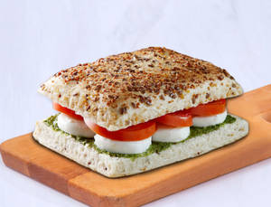 Basil Tomato & Mozzarella Cheese Sandwich