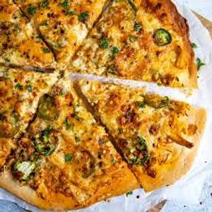 Special chicken jalapeno pizza
