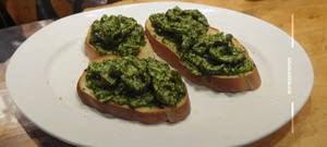 Pesto Chicken Bruschetta