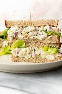 Mix salad chicken sandwich