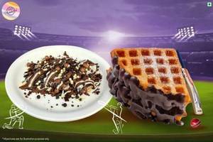 Chocolate Lovely Pancake (6pcs) + Chocolate Heaven Waffle