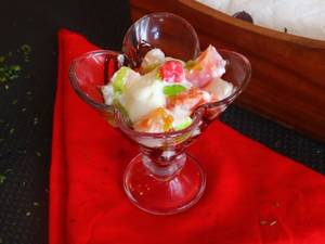 Fruit Salad With Ice Cream