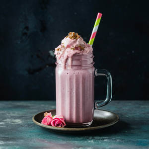 Rose Milkshake