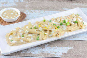 WHITE SAUCE VEG PASTA