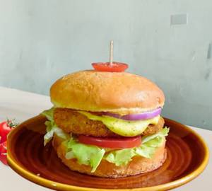 Veg cheese burger