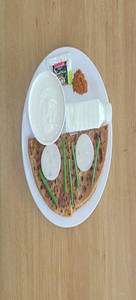 Onion Paratha + Butter Milk