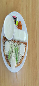 Onion Cheese Paratha + Butter Milk
