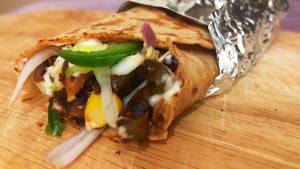 Mushroom Masala Roll