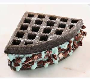 Chocolate Waffle Sandwich (Blue Cookie Cream)