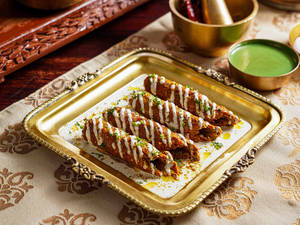 Mutton Malai Seekh Kebab