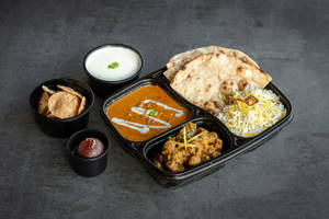 Dal Makhani Pindi Chole Meal