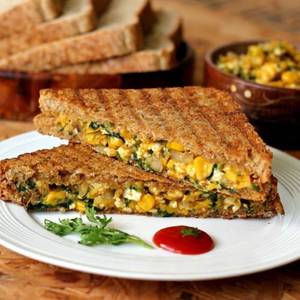 Mushroom Chilli Grilled Sandwich