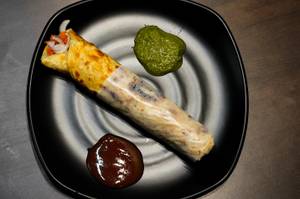 Veg Hara Bhara Kebab Roll  
