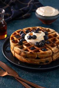 Blueberry Creamcheese Waffle  