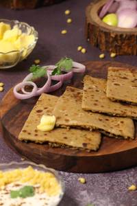 Tawa Aloo Paratha With Curd
