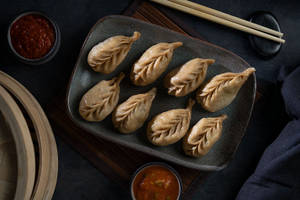 Veg Wheat Steamed Momo