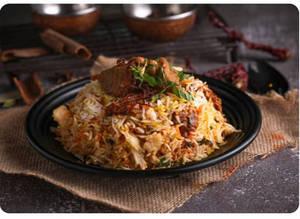 Chicken Biryani Full + Curd