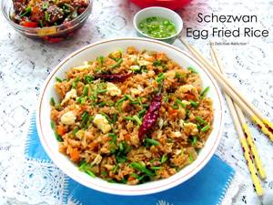Egg Schezwan Fried Rice