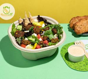 Garden Greens With Falafel Bites Salad