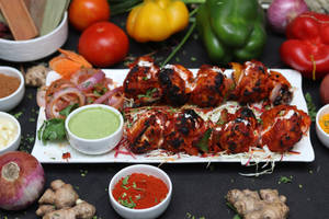 Veg Tandoori Momos(8pcs)