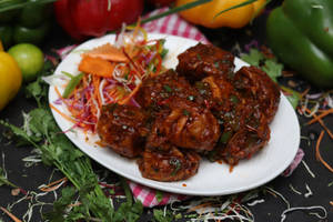 Veg Pan Fried Momos(8pcs)