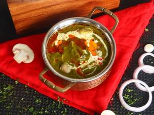 Palak Mushroom