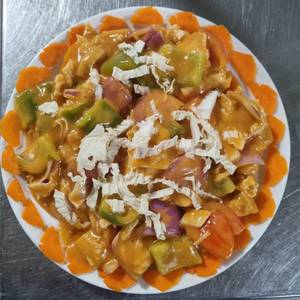 Crunchy Cocktail Chicken Salad