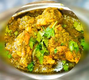 Hyderabadi Green Chicken