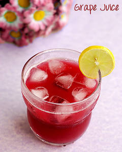 Lemon + grape juice