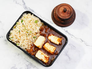 Jain Paneer Chilly Fried Rice Bowl