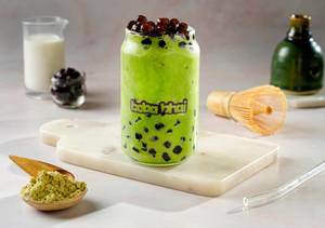 Matcha Bloom Bubble Tea