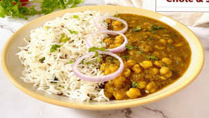 Masala Chola + Rice