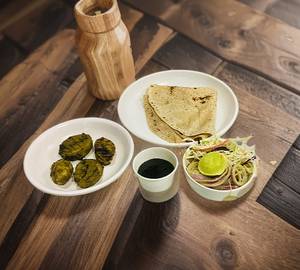 Grilled Hariyali soya chaap