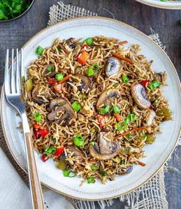 Mushroom Fried Rice