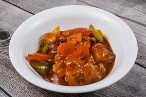 Sweet & Sour Fish- Bhetki (8 Pcs)