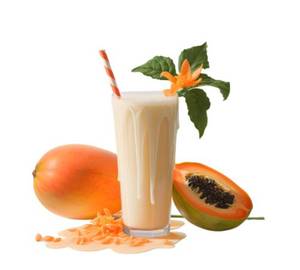Fresh Papaya Milk Shake