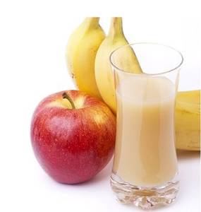 Healthy Apple Banana Milk Shake