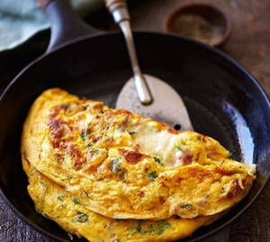 Pork Cheese Omelette