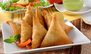 Plate Samosa